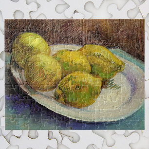 Puzzle Citrons à vie morte sur une plaque de Vincent van 