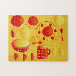 Puzzle Citrons et oranges avec Bowls Peinture