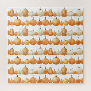 Puzzle Citrouille d'automne : Motif d'illustration aquare