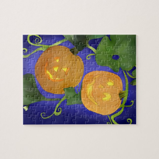 Puzzle Citrouille d'Halloween (Horizontal)