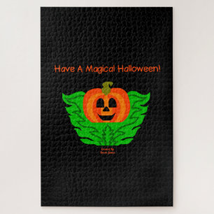 Puzzle Citrouille magique d'Halloween 20" X 30"