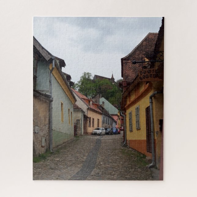 Puzzle City Road médiéval Sighisoara (Vertical)