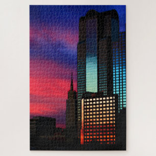Puzzle City Sunset