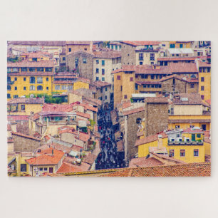 Puzzle Cityscape avec une rue, Florence, Italie