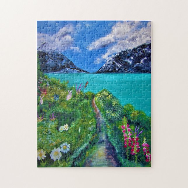Puzzle CJ Fox Art Spring Island Dreaming (Vertical)