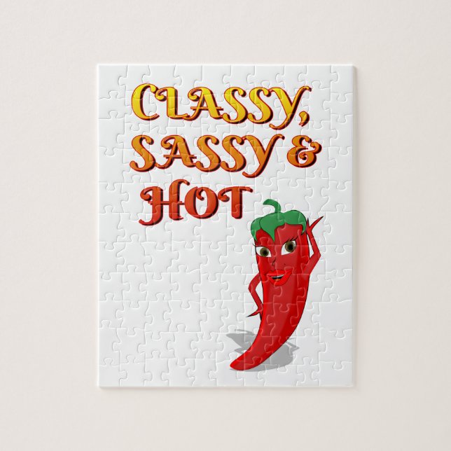 Puzzle Classé Sassy Et Hot Pepper Diva (Vertical)