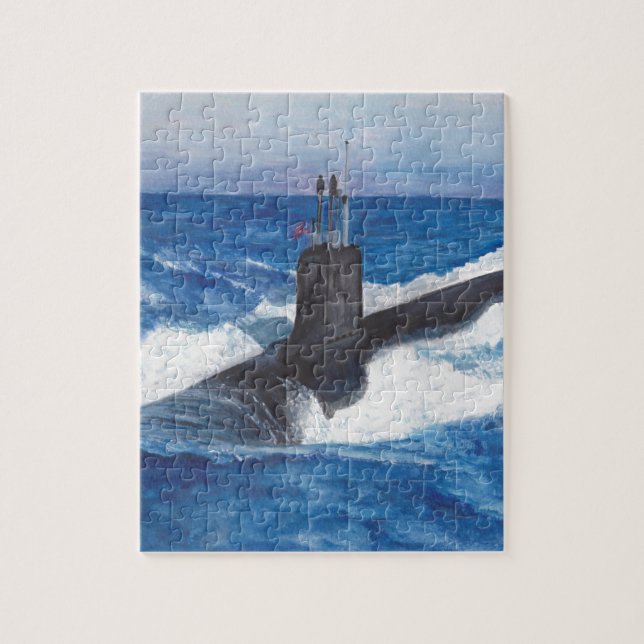 Puzzle Classe Virginia Sous-marin (Vertical)