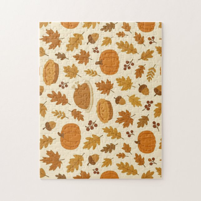Puzzle Classic Thanksgiving patterned  (Vertical)