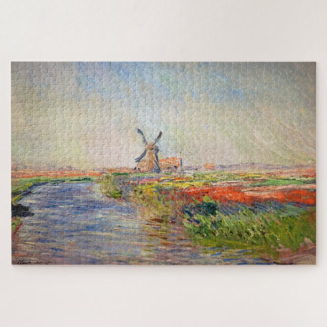 Puzzle Claude Monet - Champ de Tulipes en Hollande (Horizontal)
