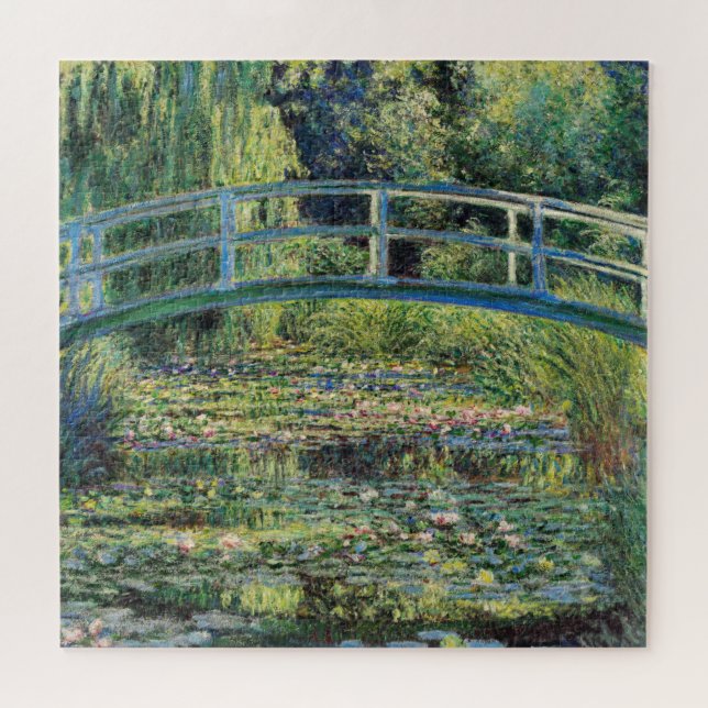 Puzzle Claude Monet - Etang Lily et Pont Japonais (Horizontal)