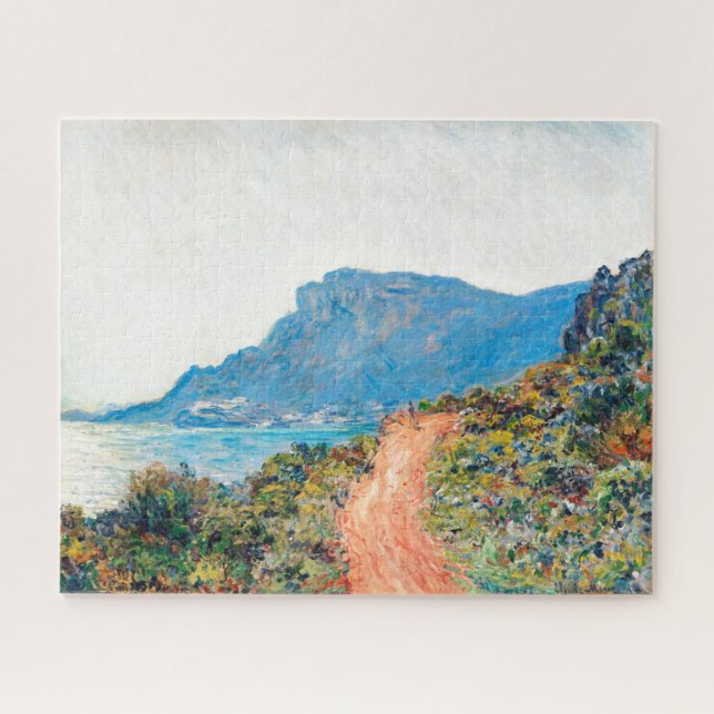 Puzzle Claude Monet La Corniche près de Monaco (Horizontal)