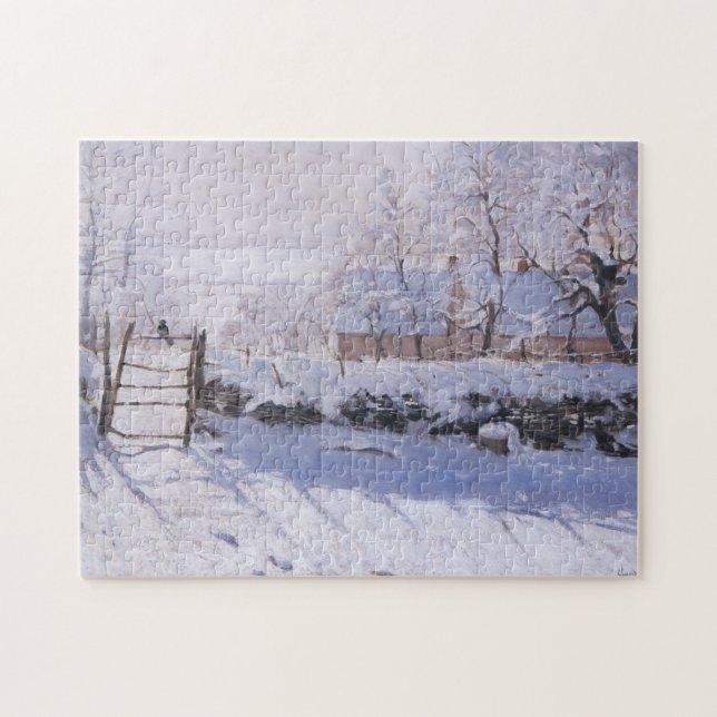 Puzzle Claude Monet La Neige D'Hiver Magpie (Horizontal)