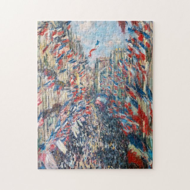Puzzle Claude Monet - La Rue Montorgueil - Paris (Vertical)