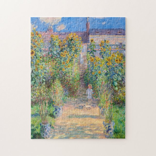 Puzzle Claude Monet - Le jardin de l'artiste à Vetheuil (Vertical)