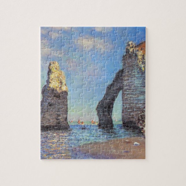 Puzzle Claude Monet // Les falaises d'Etretat (Vertical)