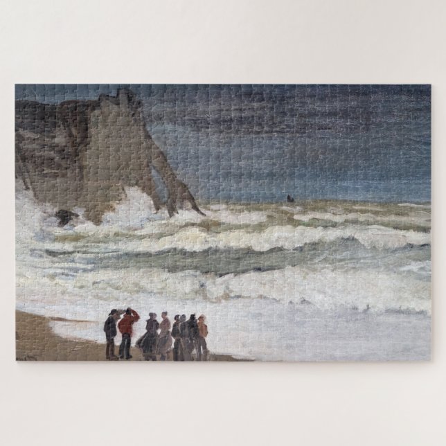 Puzzle Claude Monet - Mer Noire à Etretat (Horizontal)