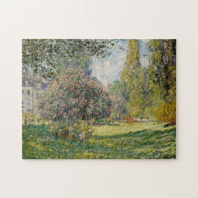 Puzzle Claude Monet| Paysage : Le Parc Monceau (Horizontal)