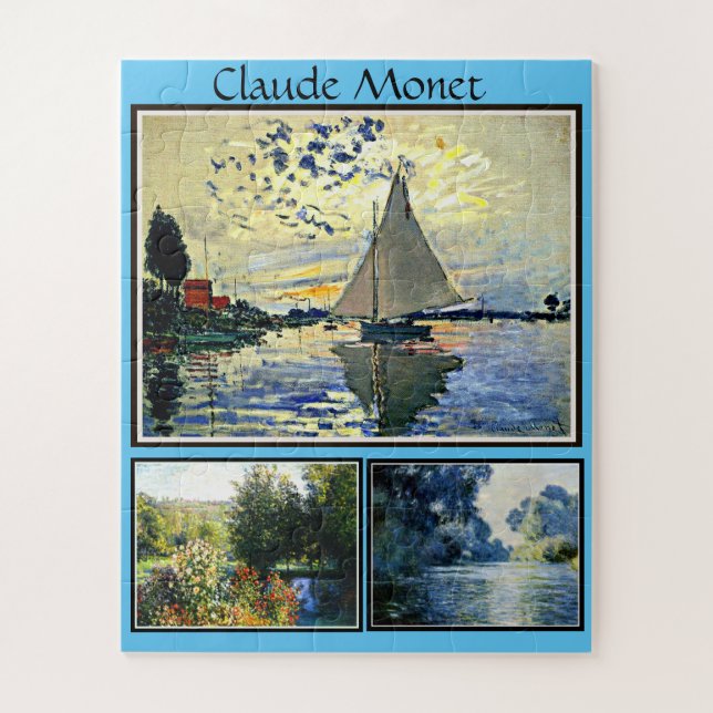 Puzzle Claude Monet peinture célèbre (Vertical)