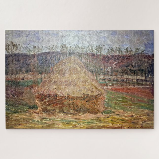 Puzzle Claude Monet’s Grainstack at Giverny (1889) (Horizontal)