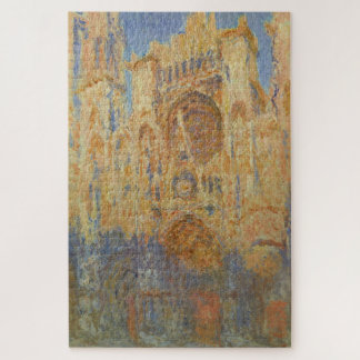 Puzzle Claude Monet’s Rouen Cathedral, Facade (Sunset)