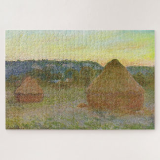 Puzzle Claude Monet’s Stacks of Wheat (End of Day, Autumn