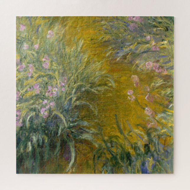 Puzzle Claude Monet| Traverser les Irises (Horizontal)