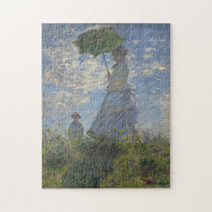 Puzzle Claude Monet Une femme avec un parasol