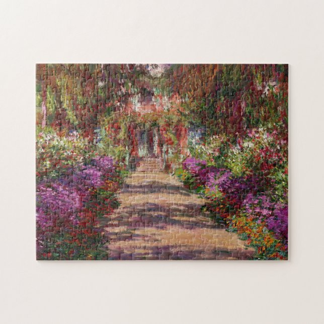 Puzzle Claude Monet| Une route dans le jardin de Monet (Horizontal)