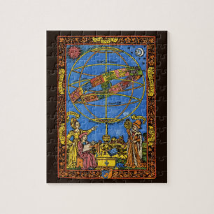 Puzzle Claude Ptolémée Astronome, Céleste Vintage 