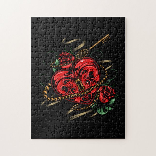 Puzzle Clé de mon coeur (Vertical)