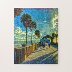 Puzzle Clearwater Beach Floride. voeux de Noël