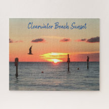 Clearwater Beach Sunset Jigsaw