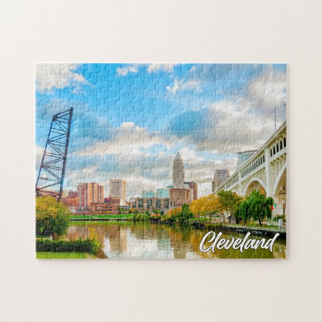 Puzzle Cleveland, Ohio, États-Unis (Horizontal)