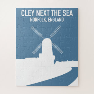 Puzzle Cley à côté de l'affiche de voyage de style Sea vi