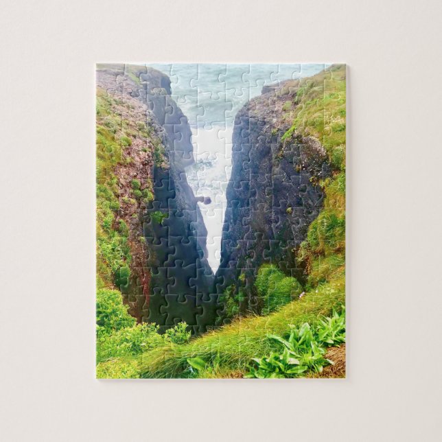 Puzzle Cliff walk Dunmore East Waterford Irlande (Vertical)