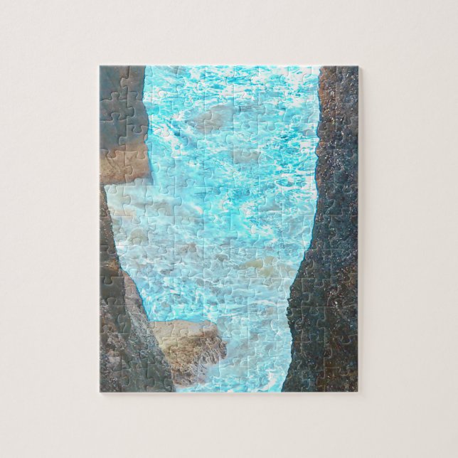 Puzzle Cliff Walk Dunmore East Waterford Irlande. (Vertical)