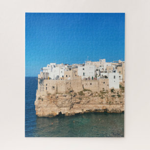 Puzzle Cliffside en Polignano a Mare, Pouilles, Italie