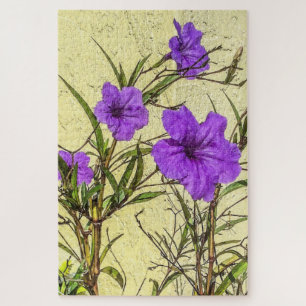Puzzle Closeuse de Petunias pourpre