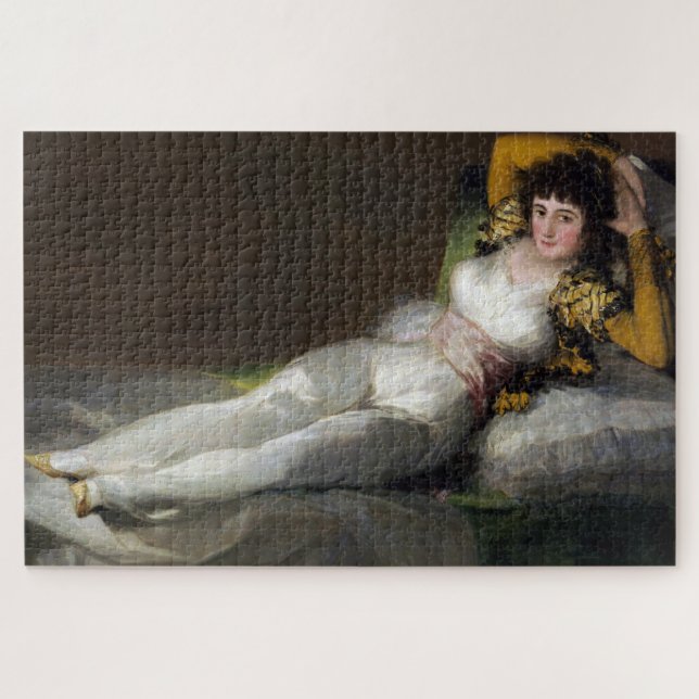 Puzzle Clothed Maja (par Francisco Goya) (Horizontal)