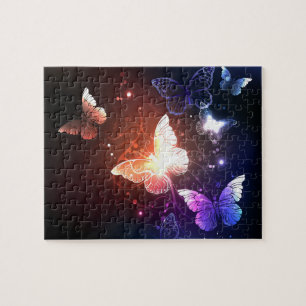 Puzzle Clowing Night Butterflies