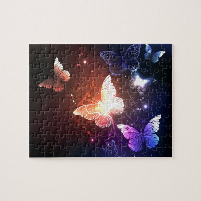 Puzzle Clowing Night Butterflies (Horizontal)