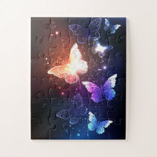 Puzzle Clowing Night Butterflies
