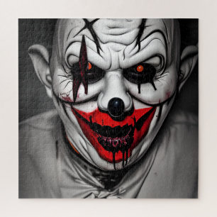 Puzzle Clown souriant mal effrayant
