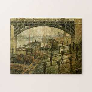 Puzzle Coal Dockers Monet Fine Art