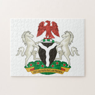 Puzzle Coat of Arms of Nigeria
