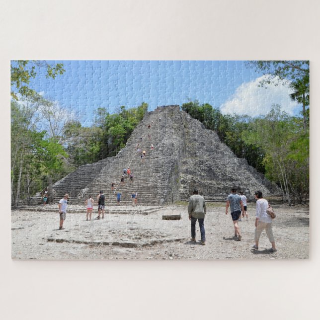 Puzzle Coba ruines antiques Yucatan Mexique Vacances voya (Horizontal)