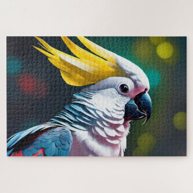 Puzzle Cockatoo Bird Jigsaw (Horizontal)