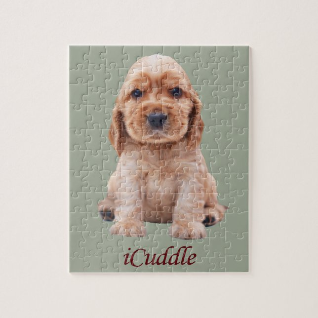 Puzzle Cocker adorable d'iCuddle (Vertical)