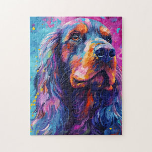 Puzzle Cocker coloré Spaniel
