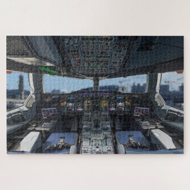 Puzzle Cockpit Airbus A380 (Horizontal)